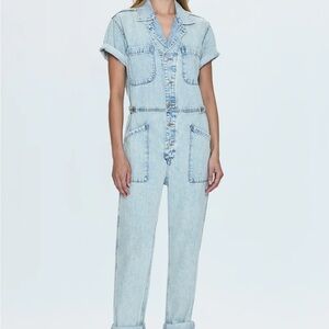 Pistola Grover in Denim Jean Relaxed Field Suit Jumpsuit M- Never worn -No Tag